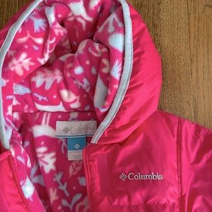 Pink Columbia Snowsuit 18-24M. Super warm.